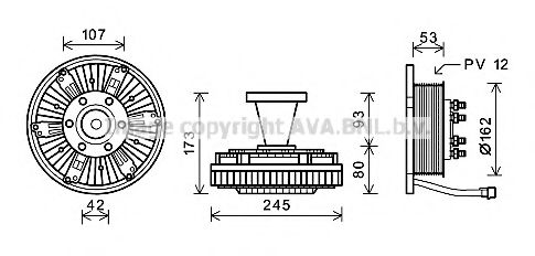 Imagine Cupla, ventilator radiator PRASCO IVC107