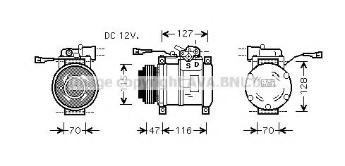 Imagine Compresor, climatizare PRASCO IVK076