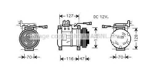 Imagine Compresor, climatizare PRASCO IVK077