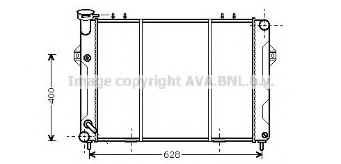 Imagine Radiator, racire motor PRASCO JE2008