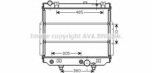 Imagine Radiator, racire motor PRASCO JE2038