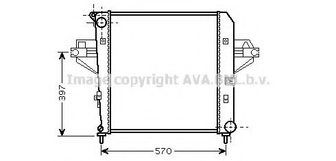 Imagine Radiator, racire motor PRASCO JE2046