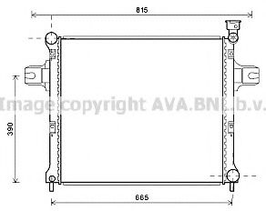 Imagine Radiator, racire motor PRASCO JE2058