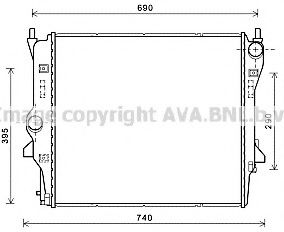 Imagine Radiator, racire motor PRASCO JR2054