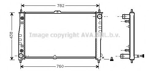 Imagine Radiator, racire motor PRASCO KA2019