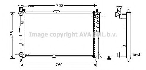 Imagine Radiator, racire motor PRASCO KA2020