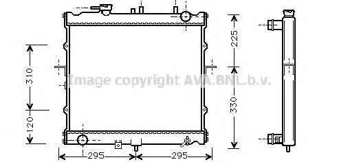 Imagine Radiator, racire motor PRASCO KA2022