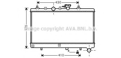 Imagine Radiator, racire motor PRASCO KA2054