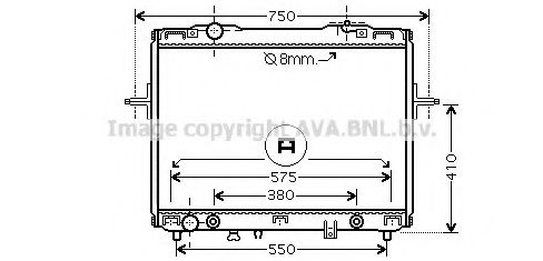 Imagine Radiator, racire motor PRASCO KA2057