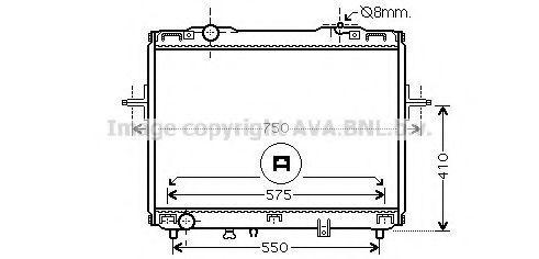 Imagine Radiator, racire motor PRASCO KA2069