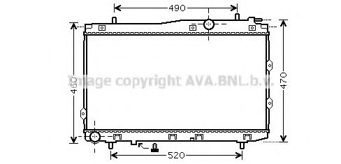 Imagine Radiator, racire motor PRASCO KA2086