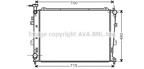 Imagine Radiator, racire motor PRASCO KA2103