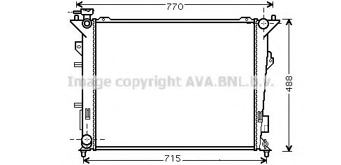 Imagine Radiator, racire motor PRASCO KA2107