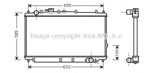 Imagine Radiator, racire motor PRASCO KA2114