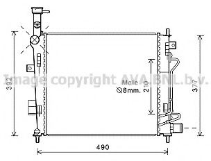 Imagine Radiator, racire motor PRASCO KA2191