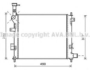 Imagine Radiator, racire motor PRASCO KA2201