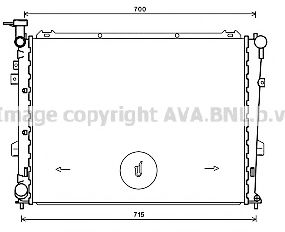 Imagine Radiator, racire motor PRASCO KA2226