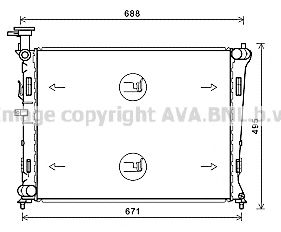 Imagine Radiator, racire motor PRASCO KA2237