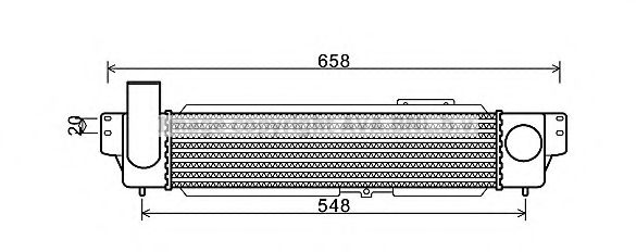 Imagine Intercooler, compresor PRASCO KA4140