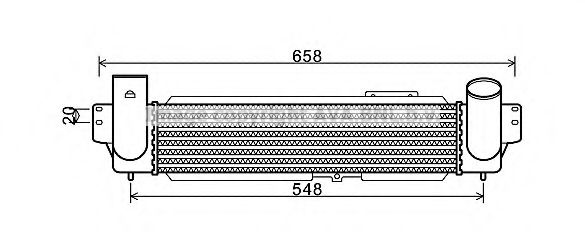 Imagine Intercooler, compresor PRASCO KA4141