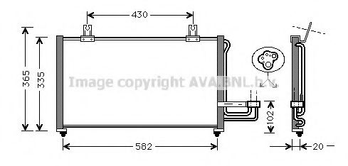 Imagine Condensator, climatizare PRASCO KA5013