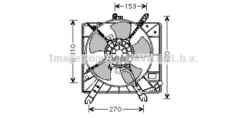 Imagine Ventilator, radiator PRASCO KA7505