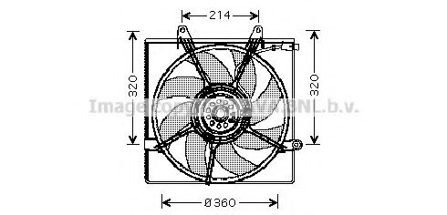 Imagine Ventilator, radiator PRASCO KA7508