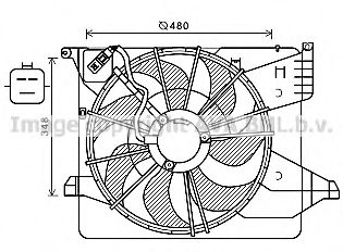 Imagine Ventilator, radiator PRASCO KA7539