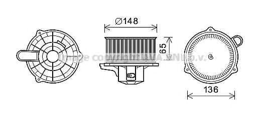 Imagine Electromotor, ventilatie interioara PRASCO KA8240