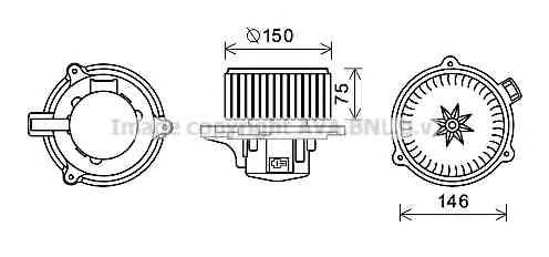 Imagine Electromotor, ventilatie interioara PRASCO KA8241