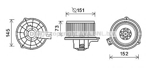 Imagine Electromotor, ventilatie interioara PRASCO KA8266