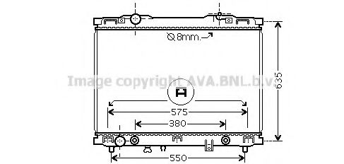 Imagine Radiator, racire motor PRASCO KAA2057