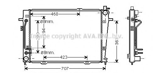 Imagine Radiator, racire motor PRASCO KAA2132