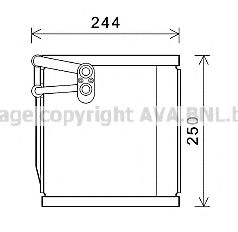 Imagine evaporator,aer conditionat PRASCO KAV199