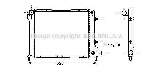 Imagine Radiator, racire motor PRASCO LC2015