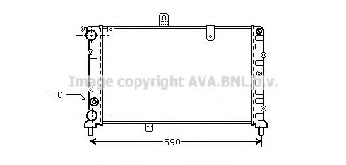 Imagine Radiator, racire motor PRASCO LC2027