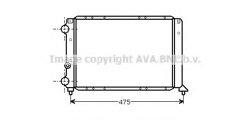 Imagine Radiator, racire motor PRASCO LC2028