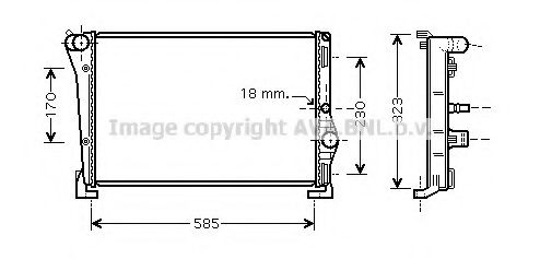 Imagine Radiator, racire motor PRASCO LC2088