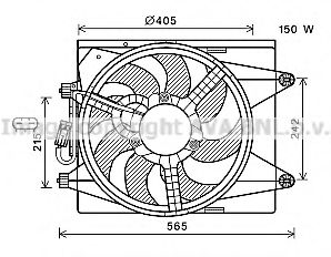 Imagine Ventilator, radiator PRASCO LC7502