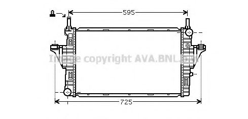 Imagine Radiator, racire motor PRASCO MC2006