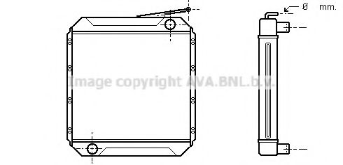 Imagine Radiator, racire motor PRASCO ME2003