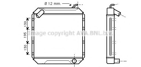 Imagine Radiator, racire motor PRASCO ME2107