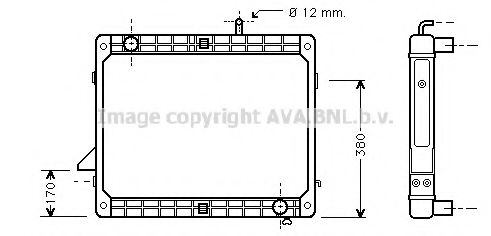 Imagine Radiator, racire motor PRASCO ME2123