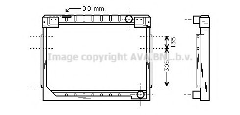 Imagine Radiator, racire motor PRASCO ME2127