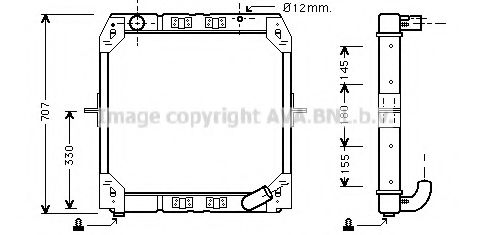 Imagine Radiator, racire motor PRASCO ME2159