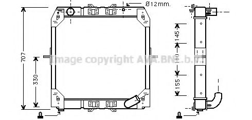 Imagine Radiator, racire motor PRASCO ME2165