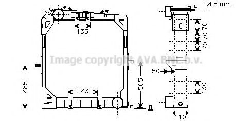 Imagine Radiator, racire motor PRASCO ME2170