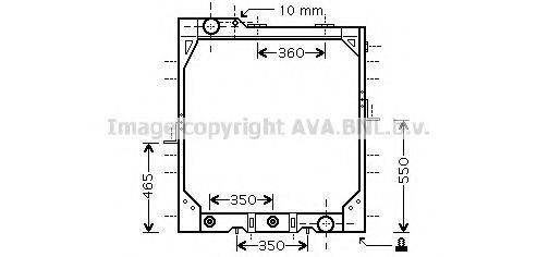 Imagine Radiator, racire motor PRASCO ME2195