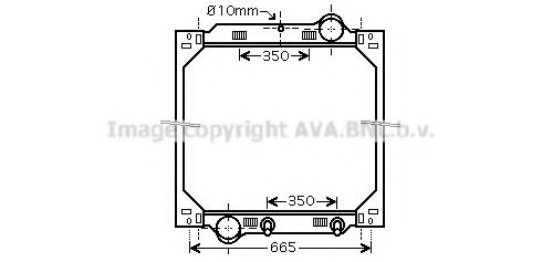 Imagine Radiator, racire motor PRASCO ME2222