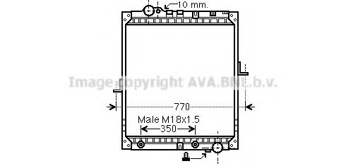 Imagine Radiator, racire motor PRASCO ME2235